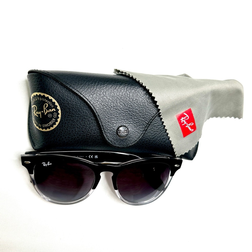 Ray Ban Sunglasses Black Clear IRIS RB4471 54-18-145 Shades